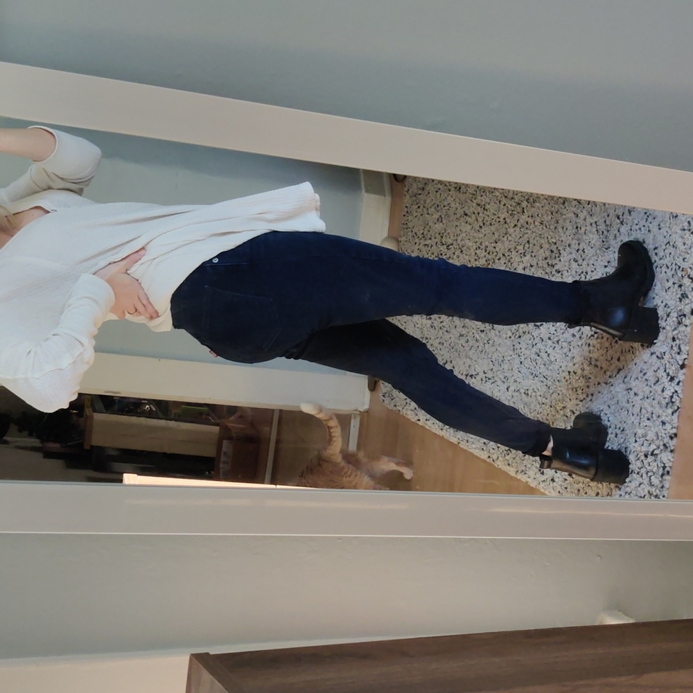 Levi's Dark Wash Curvy Skinny Jeans